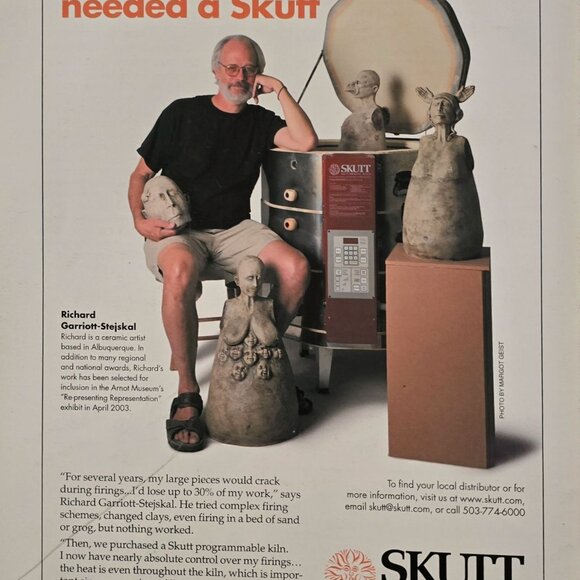 Ceramics Monthly Magazine December 2002 Volume 50 Number 10 Featuring Karen Shap - Picture 6 of 7